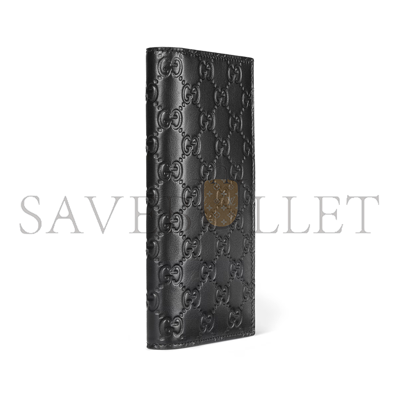 GUCCI GG EMBLEM LONG WALLET ‎850178 (19*10*2cm)